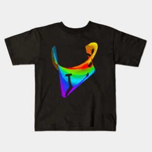 Abstract virtual happyness Kids T-Shirt